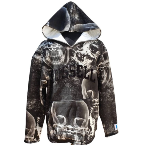 A$AP x Russell White Graphic Hoodie Men's XS - Picture 1 of 4